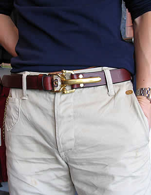 BENDS LEATHER�@�i�x���Y���U�[�j�@#915 LEATHER BELT