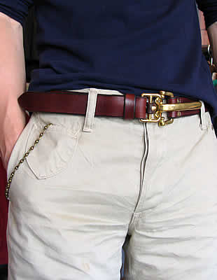 BENDS LEATHER�@�i�x���Y���U�[�j�@#915 LEATHER BELT