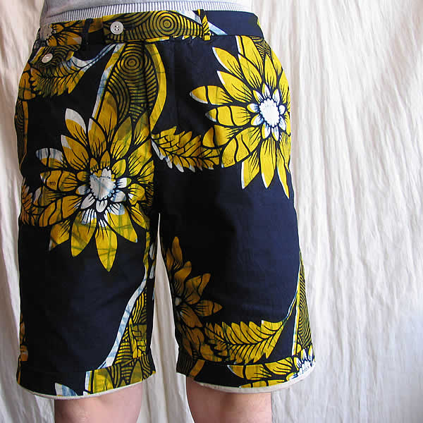 berith ベリト 101-P051 アフリカンプリントショーツ