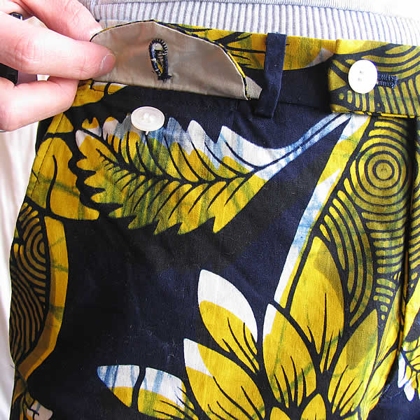 berith ベリト 101-P051 アフリカンプリントショーツ