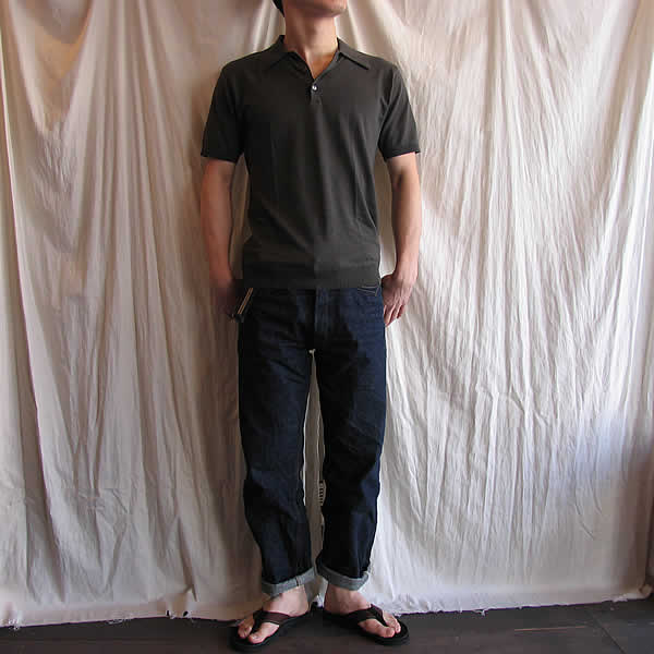 Django Atour�@(�W�����S �A�g�D�[��)�@DN-003�@HIGHGAUGE KNIT POLO