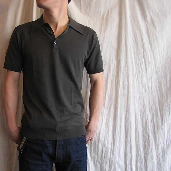 Django Atour�@(�W�����S �A�g�D�[��)�@DN-003�@HIGHGAUGE KNIT POLO