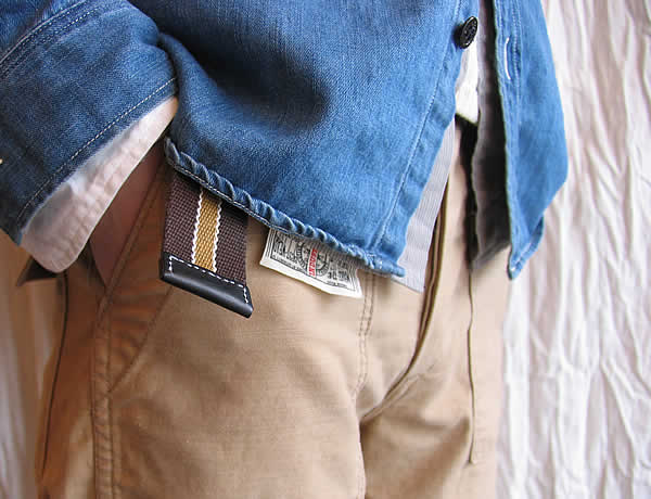 GEVAERT BANDWEVERIJ (ゲバルト) テキスタイルリボンベルト