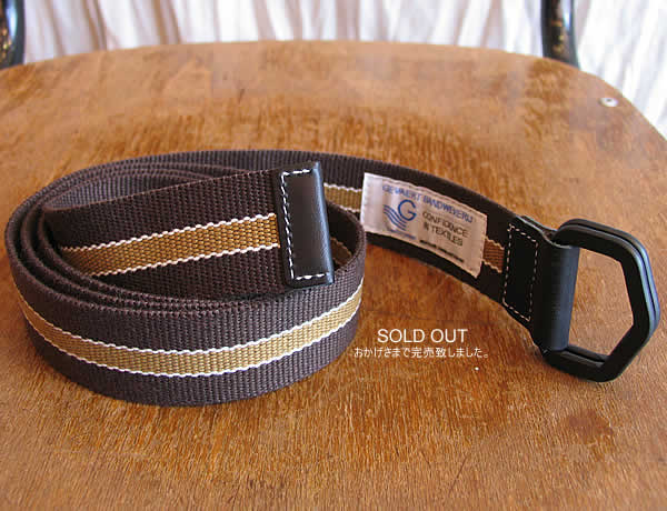 GEVAERT BANDWEVERIJ (ゲバルト) テキスタイルリボンベルト