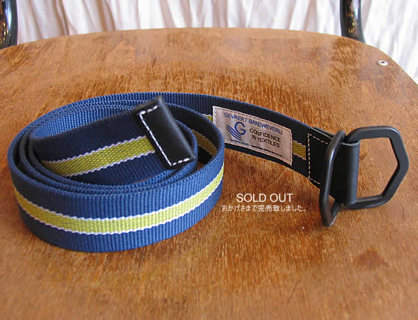 GEVAERT BANDWEVERIJ (ゲバルト) テキスタイルリボンベルト