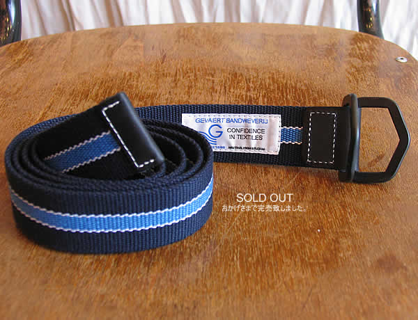 GEVAERT BANDWEVERIJ (ゲバルト) テキスタイルリボンベルト