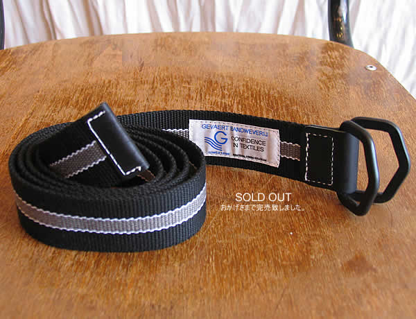 GEVAERT BANDWEVERIJ (ゲバルト) テキスタイルリボンベルト