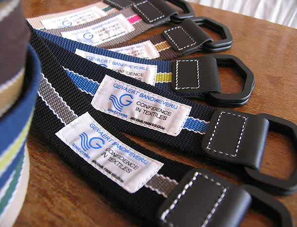 GEVAERT BANDWEVERIJ (ゲバルト) テキスタイルリボンベルト