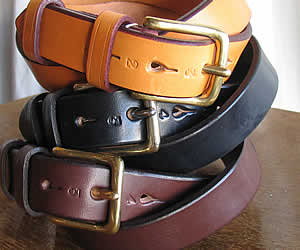 JABEZ CLIFF ジャベツクリフ SADDLE LEATHER BELT サドルレザーベルト