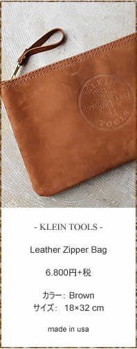 KLEIN TOOLS�@(�N���C���c�[���Y)�@Canvas Zipper Bag�@�L�����o�X�W�b�p�[�o�b�O�@Leather Zipper Bag�@���U�[�W�b�p�[�o�b�O�@���K�戵�X�@�ޗǌ��̃Z���N�g�V���b�v�@IMPERIAL'S�@�C���y���A���Y