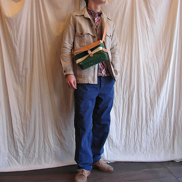 THE SUPERIOR LABOR�@(�V���y���I�[�����C�o�[)�@SL004�@Paint Small Shoulder Bag