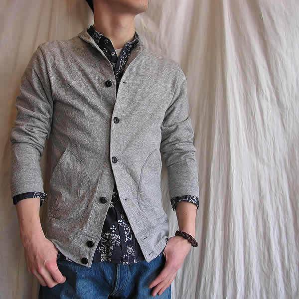 THE SUPERIOR LABOR (シュペリオールレイバー) SL212 Shawl Collar Cardigan