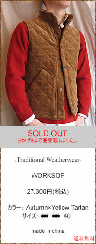 Traditional Weather Wear�@(�g���f�B�V���i���E�F�U�[�E�F�A�[)�@GTS WORKSOP CORDUROY